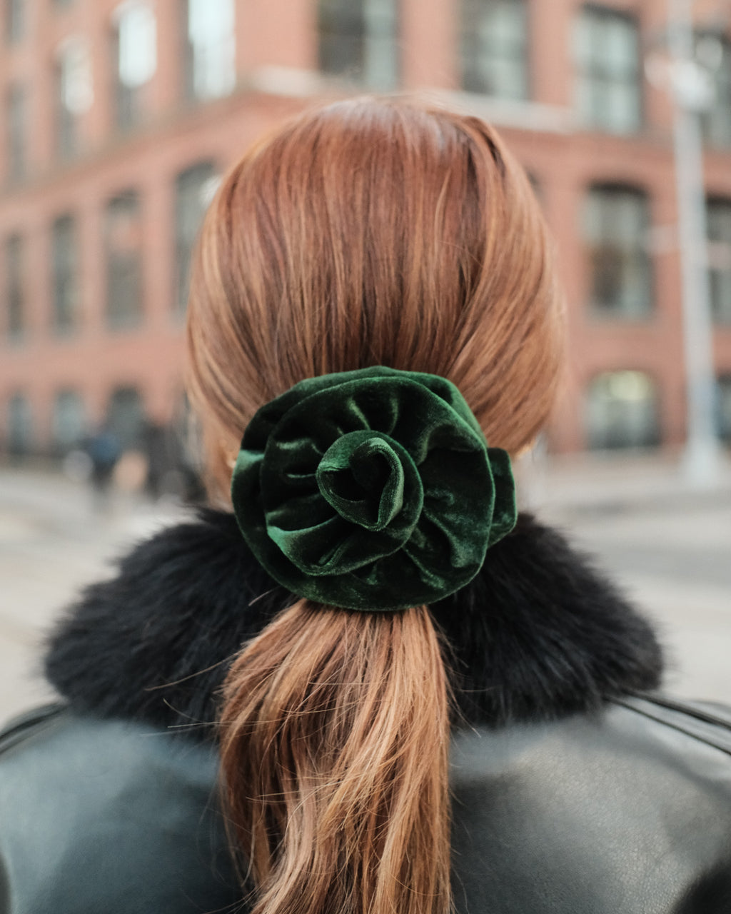 Velvety Rose Pin